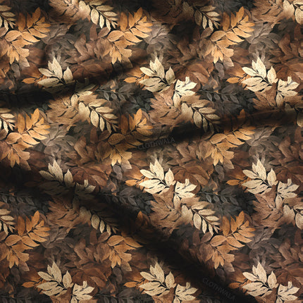 Trendy Autumn Elegance Hush Soft Crepe Printed Fabric
